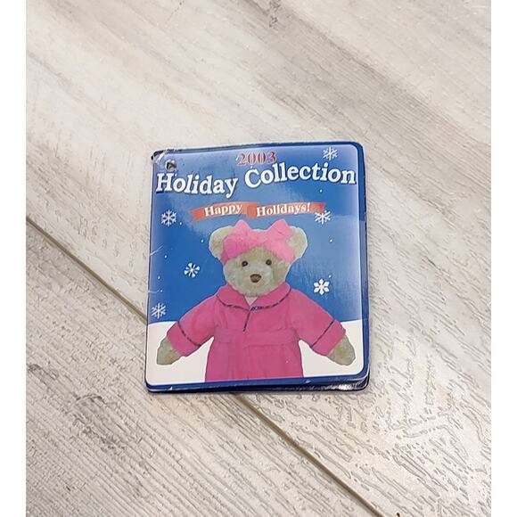 JC Penney 2003 Holiday Collection Christmas Morning/Spa Day Bear - Picture 3 of 4